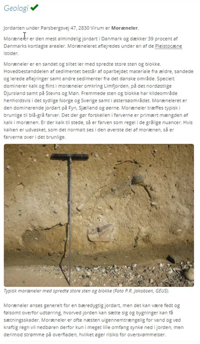 Geologiske Data på DinGeo